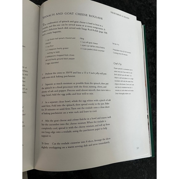 VTG‎ Le Cordon Bleu Quick & Easy Cookbook Recipes by Jeni Wright Hardcover 2004 - Picture 11 of 12